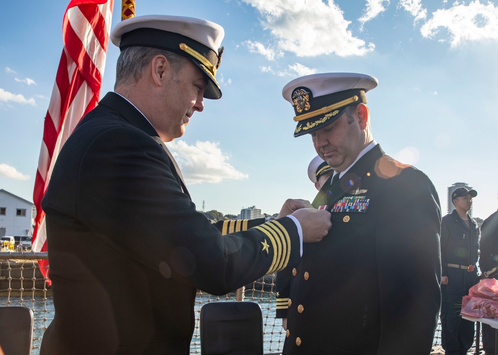 USS Rafael Peralta (DDG 115) Conducts Change of Command Ceremony