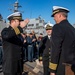 USS Rafael Peralta (DDG 115) Conducts Change of Command Ceremony