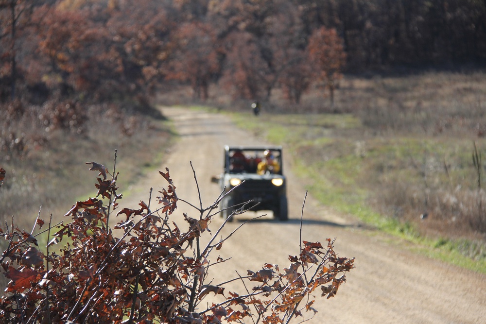 Fort McCoy prescribed burn team manages mid-November prescribed burn at installation