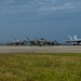 United in Strength: aircraft line the runway at Kadena Air Base