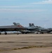 United in Strength: aircraft line the runway at Kadena Air Base