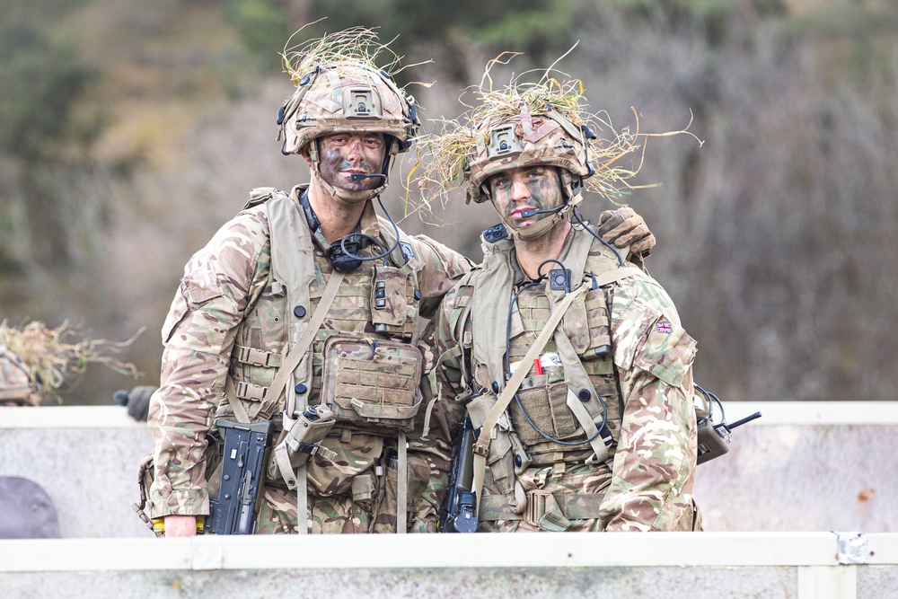 Dynamic Victory 23-3: British Cadets Pose for Photo