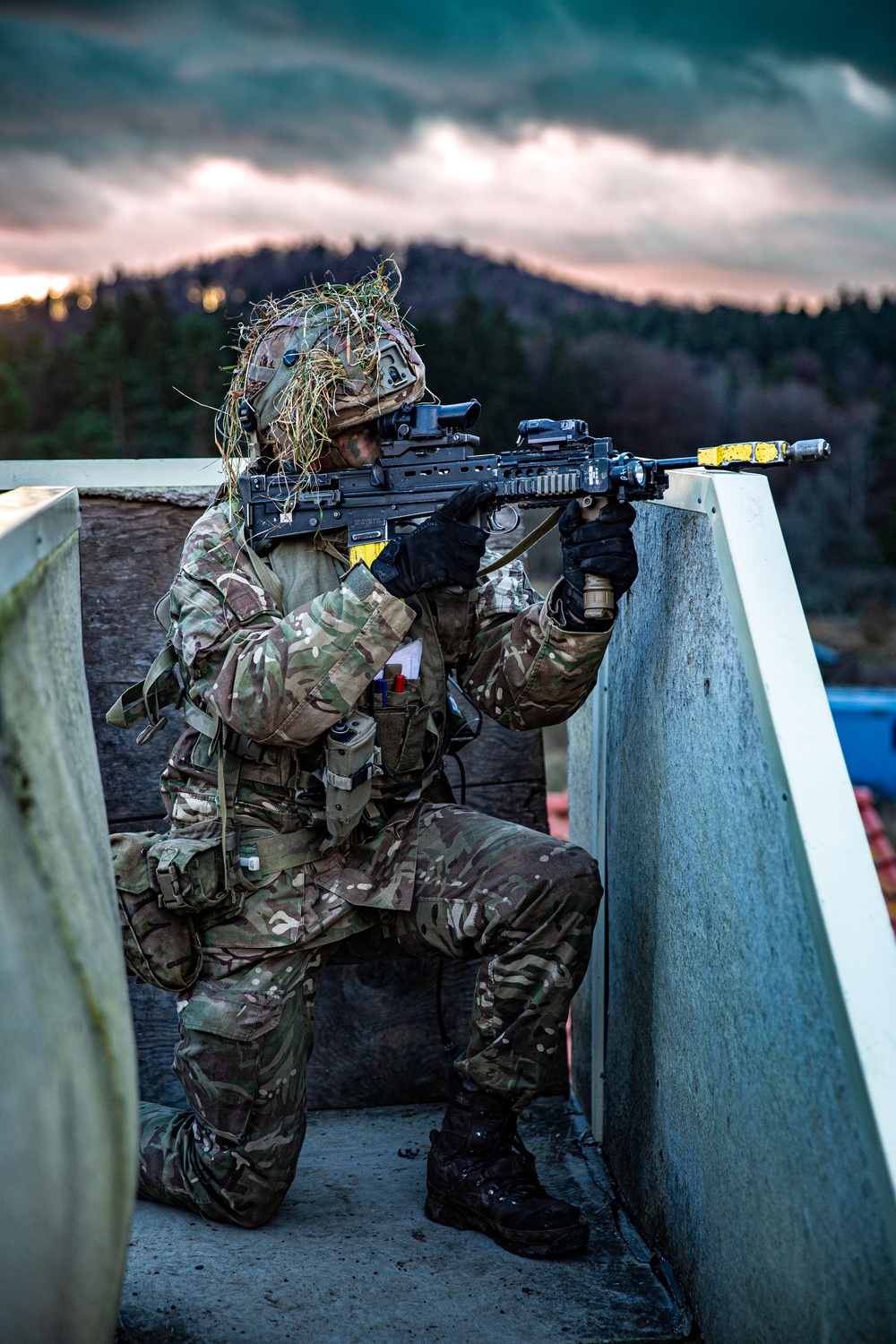 Dynamic Victory 23-3: British Cadet Engages Opposing Forces at JMRC