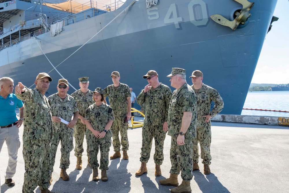 CNO and MCPON visit Guam