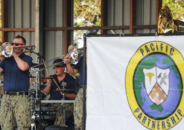 Pacific Partnership 24-1 Band Performs in the Solomon Islands