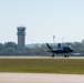 F-35 fighter aircraft takes off