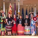 Guest speakers, performers and host pose together at the Native American Heritage Month observance