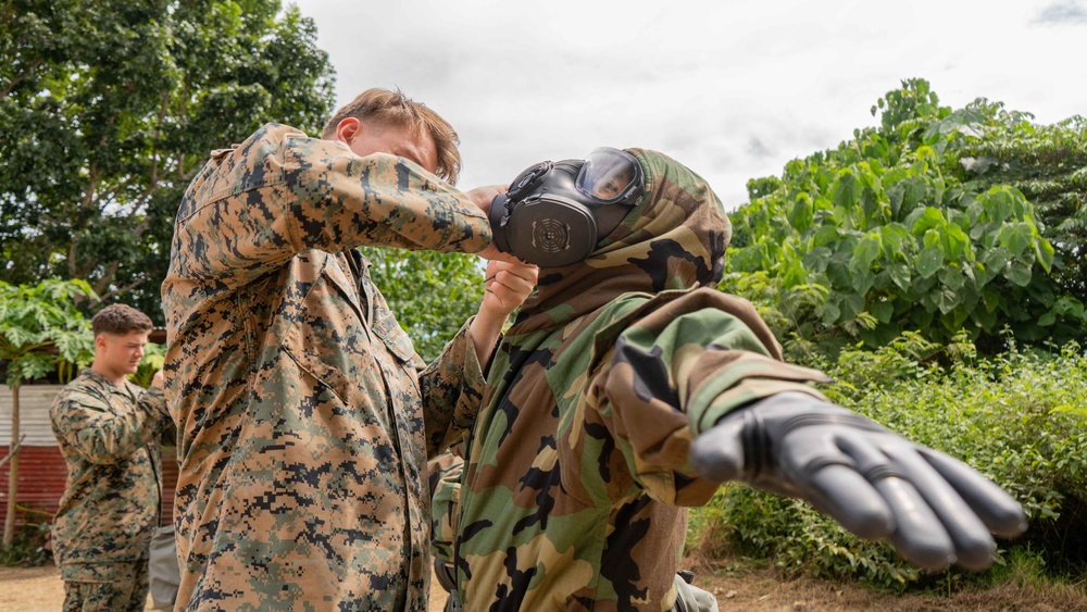 KAMANDAG 7: MRF-SEA, PMC practical application of NATO marking and decontamination procedures