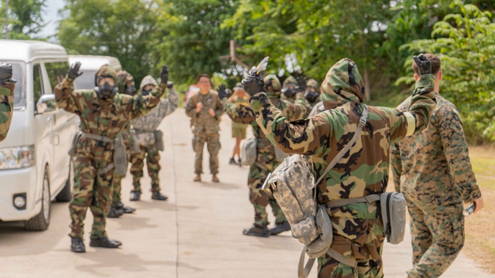 KAMANDAG 7: MRF-SEA, PMC practical application of NATO marking and decontamination procedures