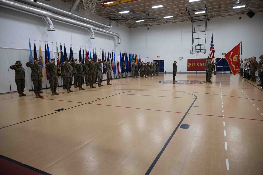 MARFORCOM Headquarters and Service Battalion Relief and Appointment Ceremony