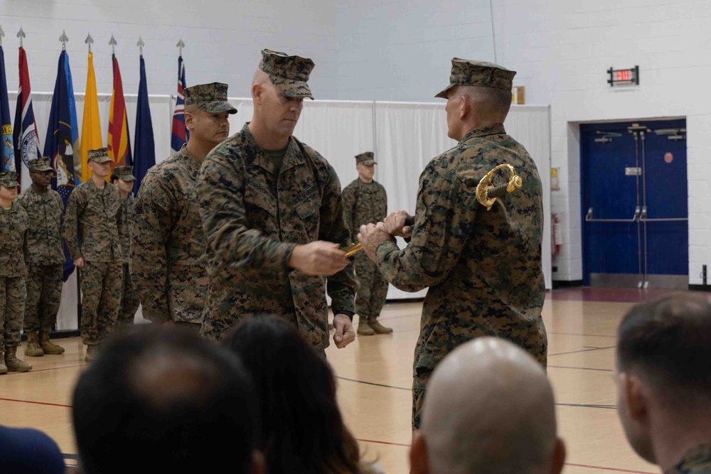 MARFORCOM Headquarters and Service Battalion Relief and Appointment Ceremony