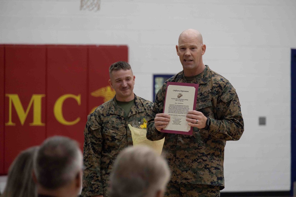 MARFORCOM Headquarters and Service Battalion Relief and Appointment Ceremony