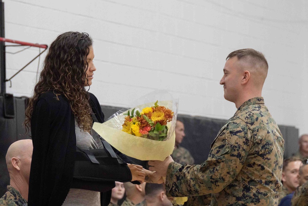 MARFORCOM Headquarters and Service Battalion Relief and Appointment Ceremony