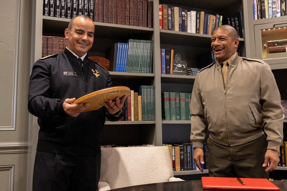 U.S. and Chilean Marine Corps sign Security, Cooperation, and Engagement Plan