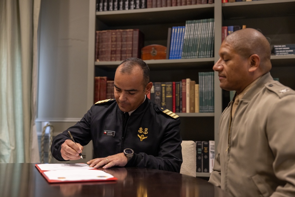 U.S. and Chilean Marine Corps sign Security, Cooperation, and Engagement Plan