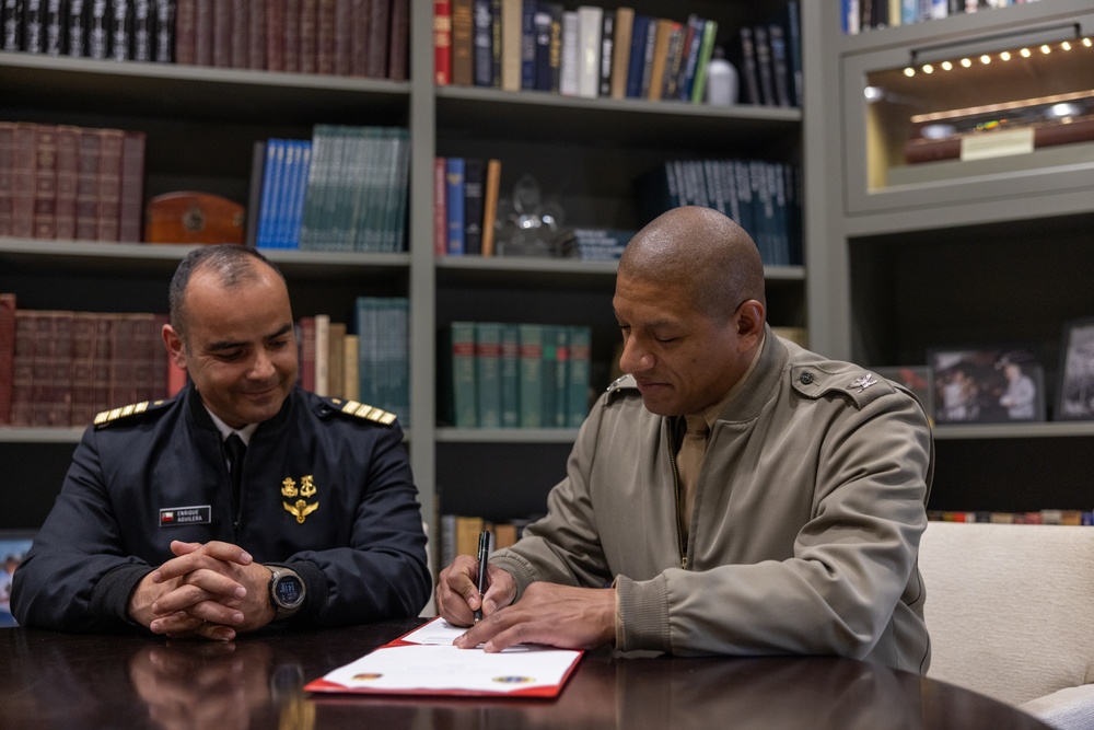 U.S. and Chilean Marine Corps sign Security, Cooperation, and Engagement Plan