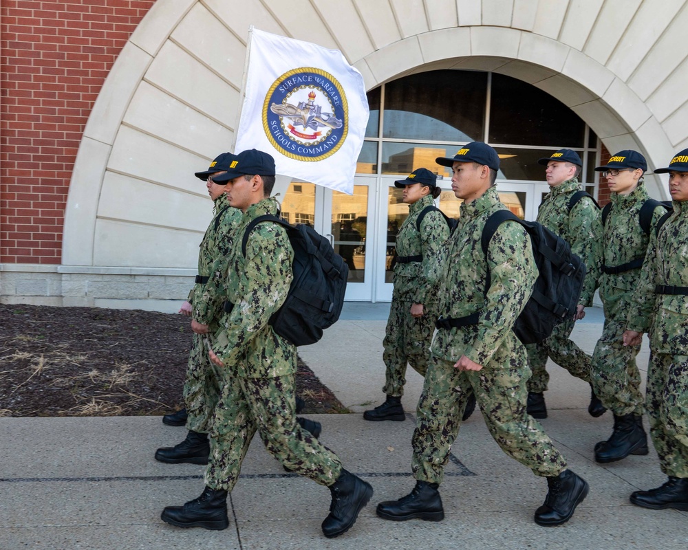 Surface Warfare Schools Command sponsors Navy recruit division at Recruit Training Command