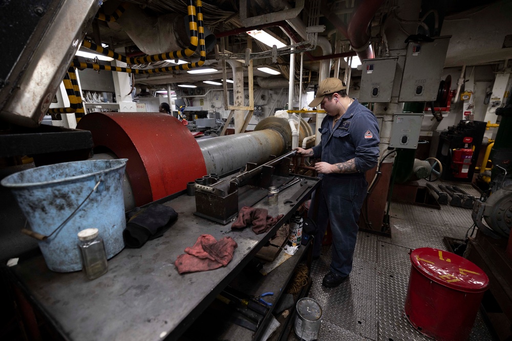 Maintenance Aboard USS Bataan