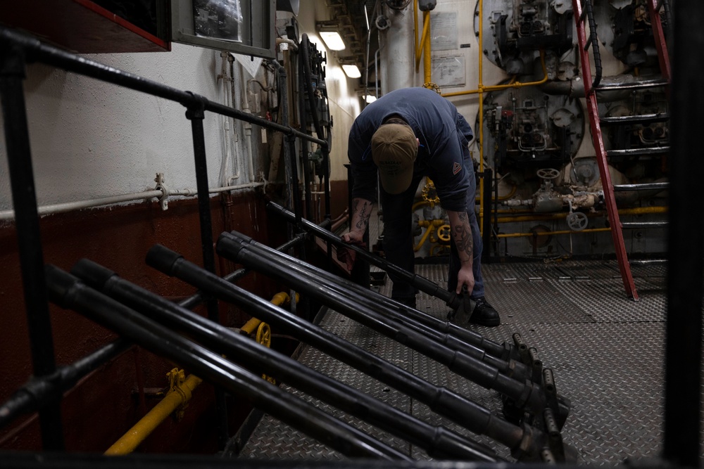 Maintenance Aboard USS Bataan