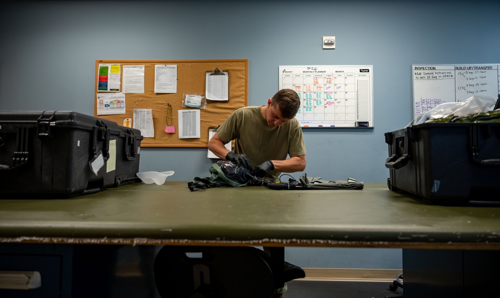 Behind the equipment; AFE keeps Dover tails ready for take-off Behind the equipment; AFE keeps Dover tails ready for take-off