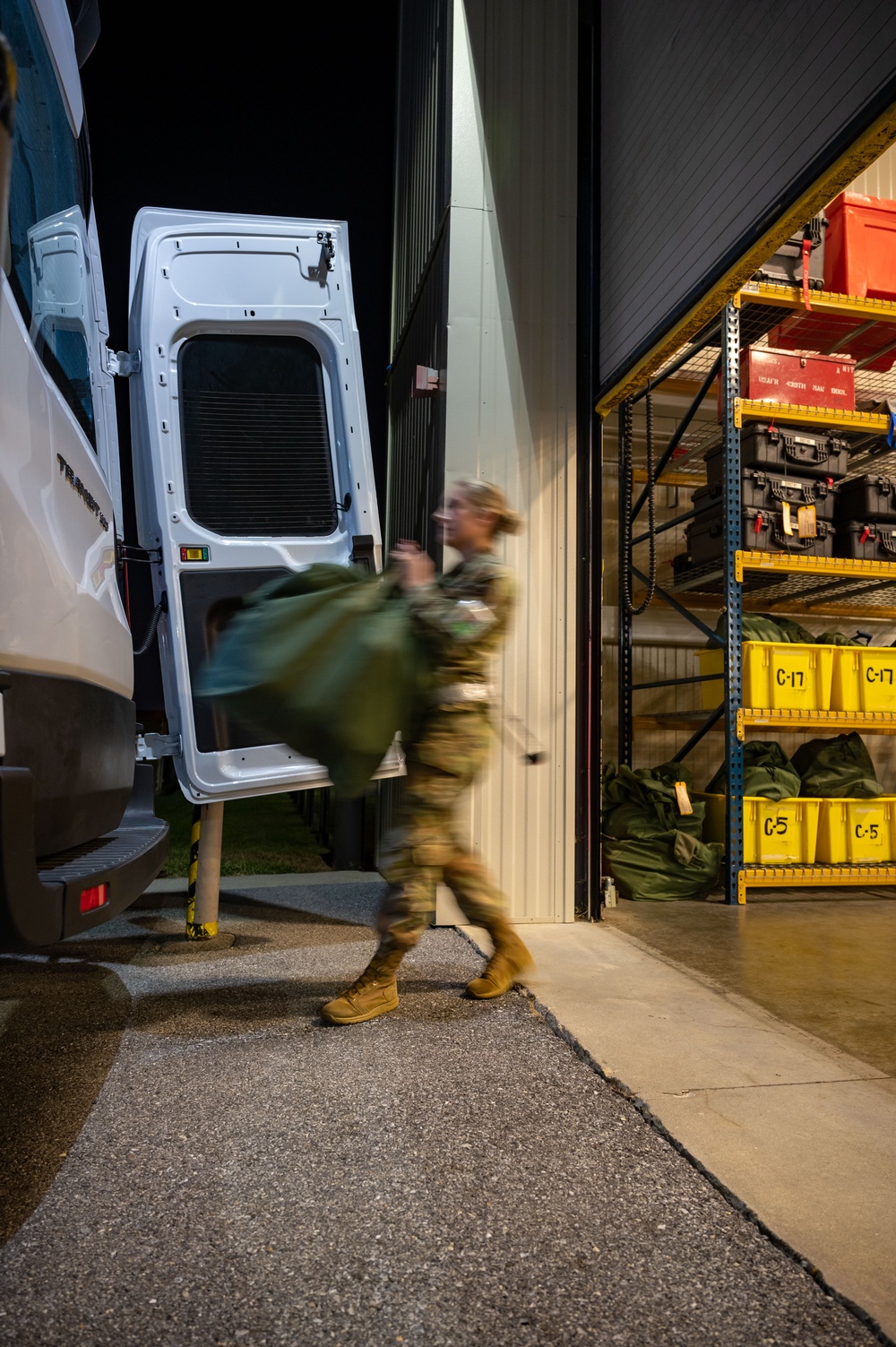 Behind the equipment; AFE keeps Dover tails ready for take-off Behind the equipment; AFE keeps Dover tails ready for take-off