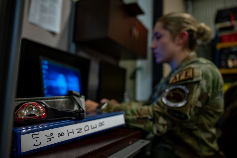 Behind the equipment; AFE keeps Dover tails ready for take-off Behind the equipment; AFE keeps Dover tails ready for take-off