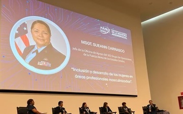 Reservist attends Mexico Aerospace Fair as conference panelist