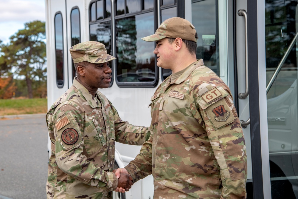 Command Chief Master Sgt. Maurice L. Williams Visits 177th Fighter Wing