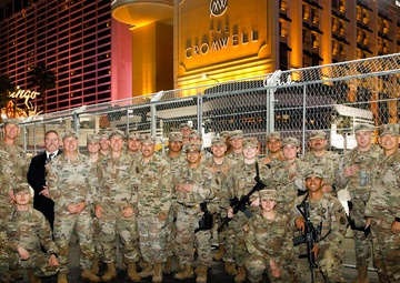 Nevada Guard revs support during Formula 1 Las Vegas Grand Prix