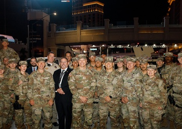 Nevada Guard revs support during Formula 1 Las Vegas Grand Prix
