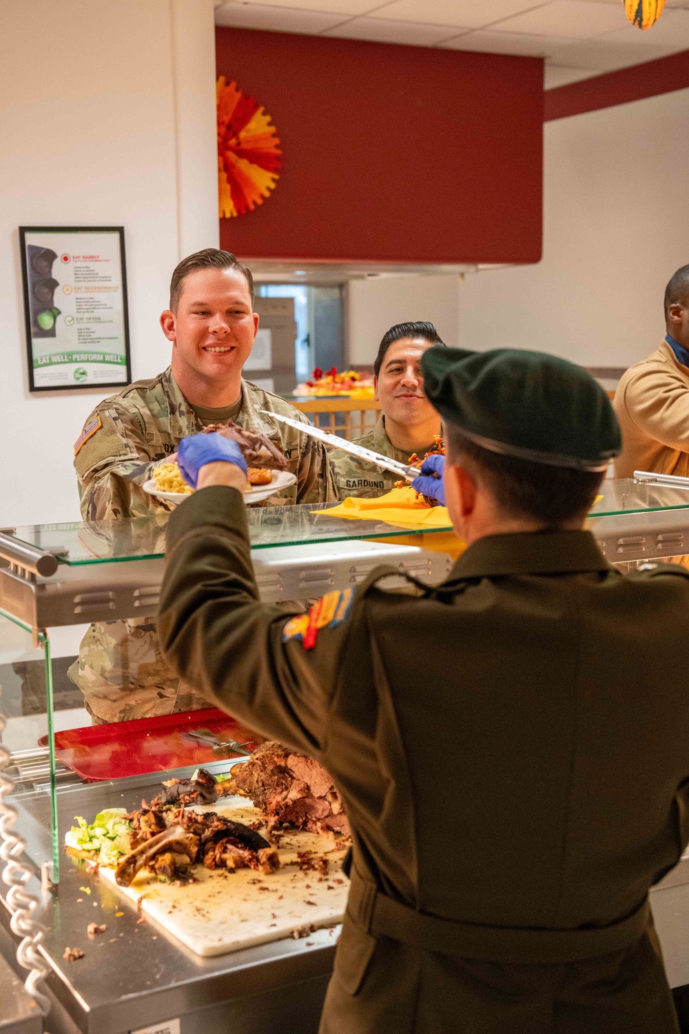 Caserma Ederle Curry Dining Facility hosts Thanksgiving meal