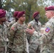 82nd Airborne Division Welcomes new Paratroopers during Beret Donning Ceremony