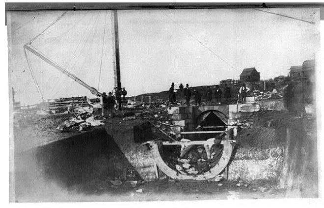 Construction of the Washington Aqueduct conduit