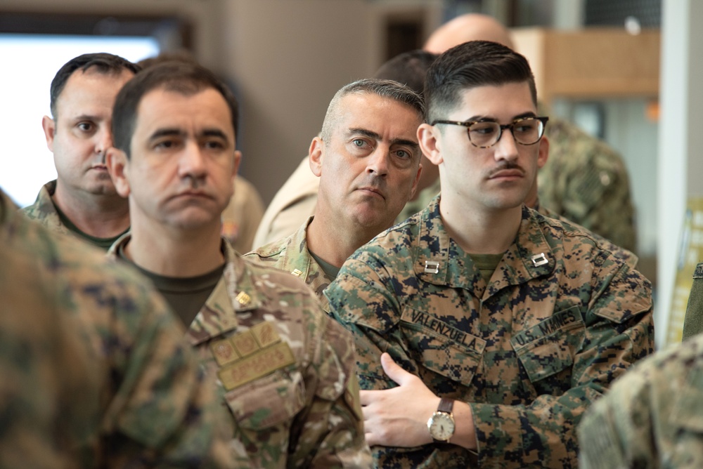 Marine Forces South, Brazilian and Chilean Marine Corps delegations visit NAVSCIATTS