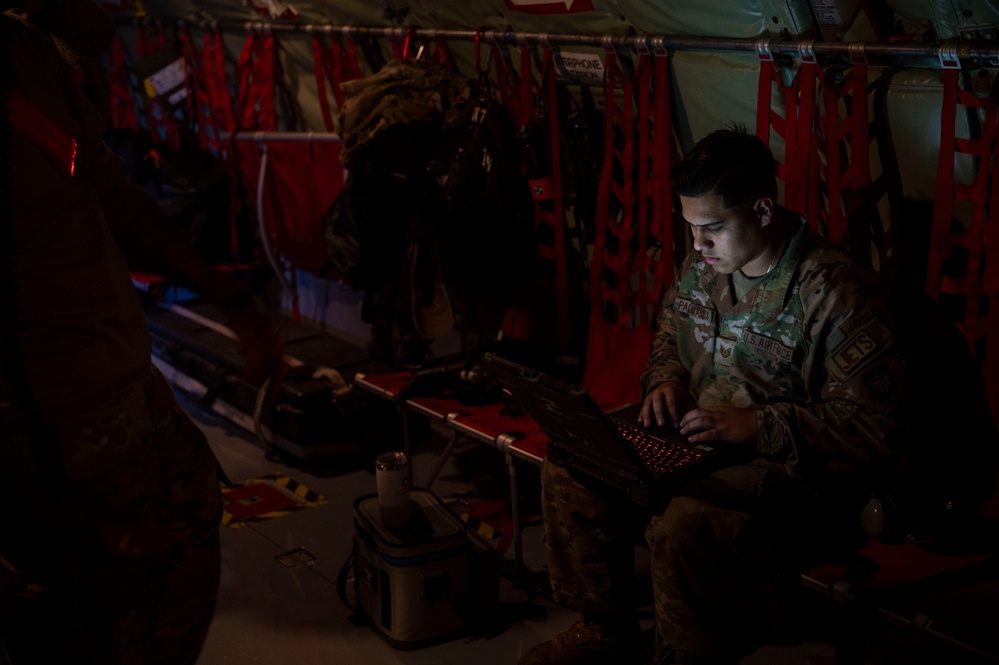 350th ARS and 22nd AMXS Nighttime Operations