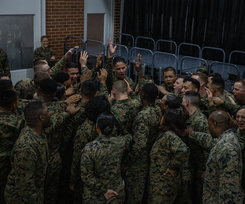 Sergeant Major of the Marine Corps, SgtMaj Carlos Ruiz, Visits MCRD Parris Island, S.C.