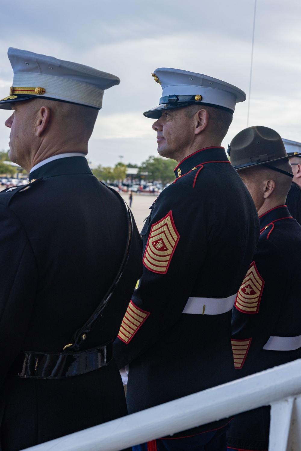 Sergeant Major of the Marine Corps, SgtMaj Carlos Ruiz, Visits MCRD Parris Island, S.C.