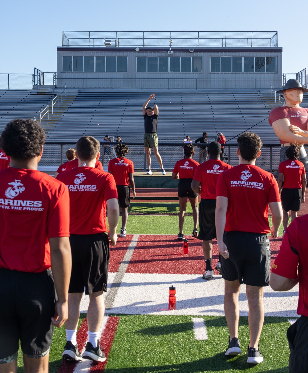 Sergeant Major of the Marine Corps, SgtMaj Carlos Ruiz, Visits MCRD Parris Island, S.C.