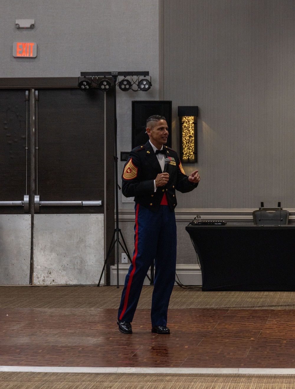 Sergeant Major of the Marine Corps, SgtMaj Carlos Ruiz, Visits MCRD Parris Island, S.C.