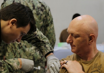 Naval Health Clinic Lemoore directly provides vaccines to the warfighter