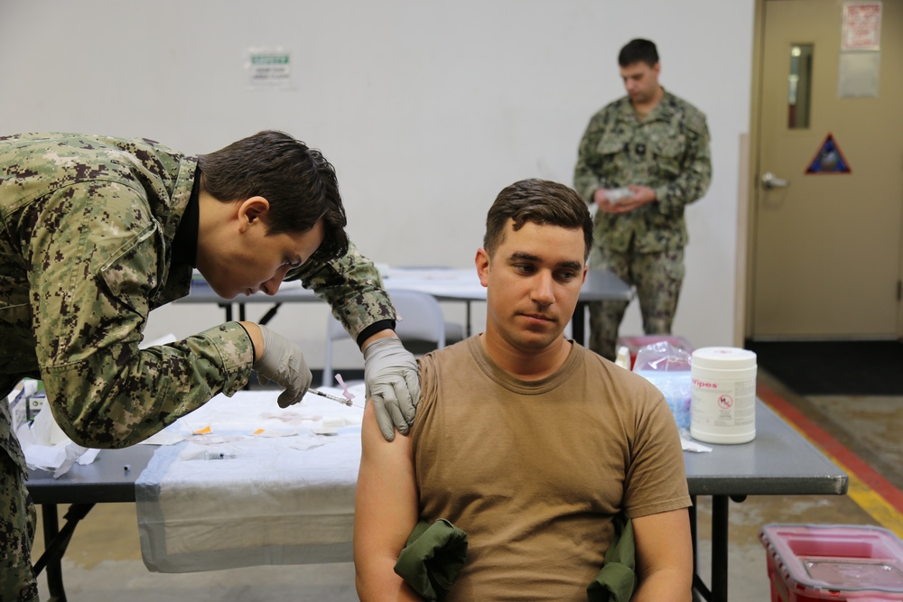 Naval Health Clinic Lemoore directly provides vaccines to the warfighter