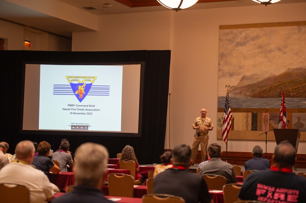 PMRF Commanding Officer Attends Annual Hawaii Fire Chief Association Conference