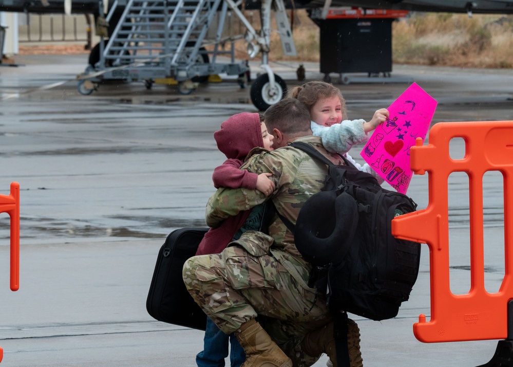 391st Fighter Squadron Redeployment