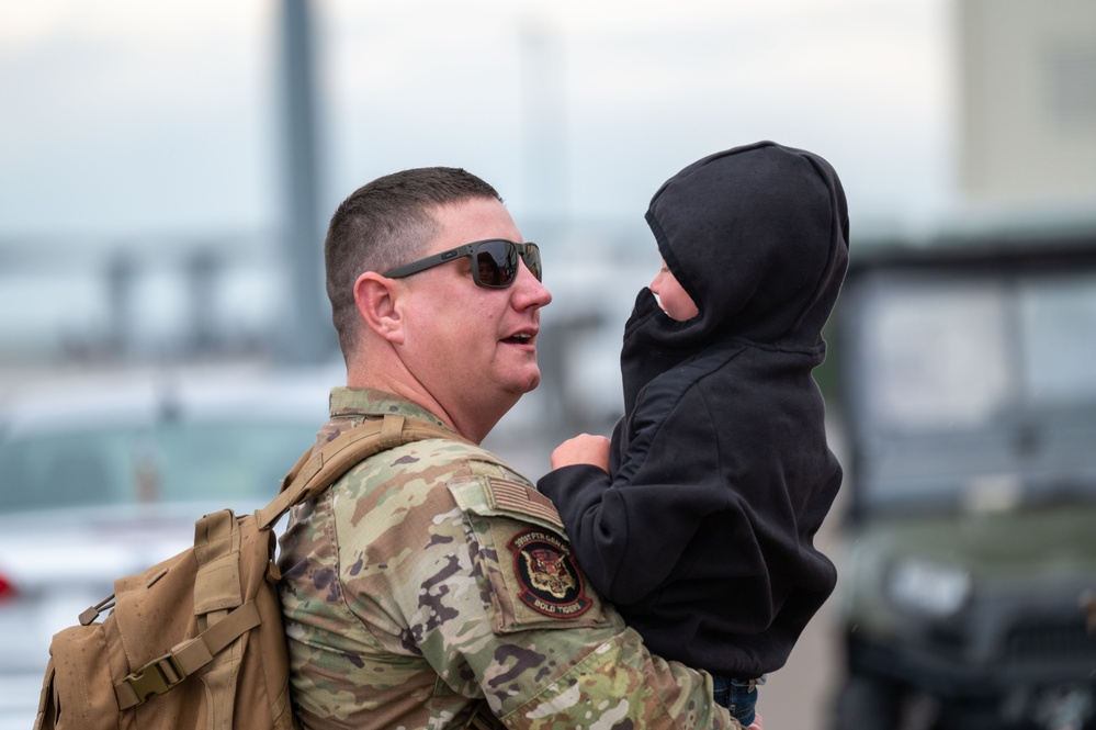 391st Fighter Squadron Redeployment