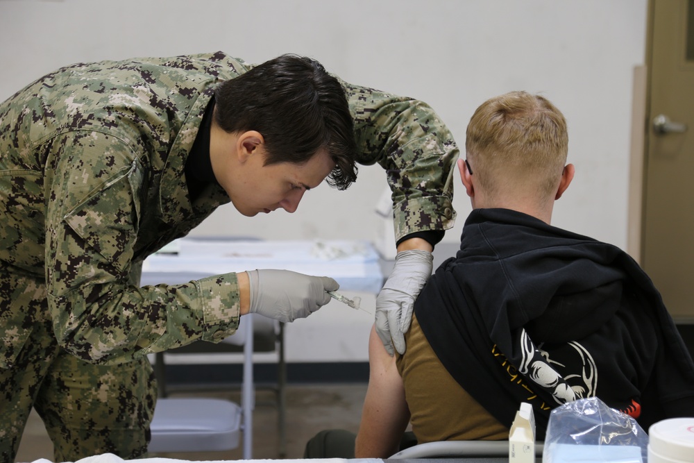 Naval Health Clinic Lemoore directly provides vaccines to the warfighter