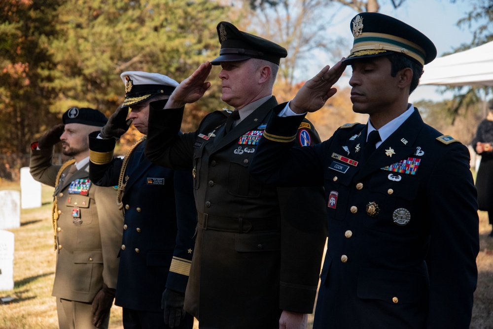 33 German, 2 Italian POWs honored during annual wreath-laying ceremony at Fort Meade