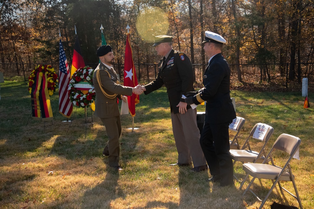 33 German, 2 Italian POWs honored during annual wreath-laying ceremony at Fort Meade