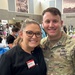Army Guard spouse volunteers with veterans dental clinic