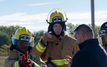 22nd MSG Leaders Fight Fires