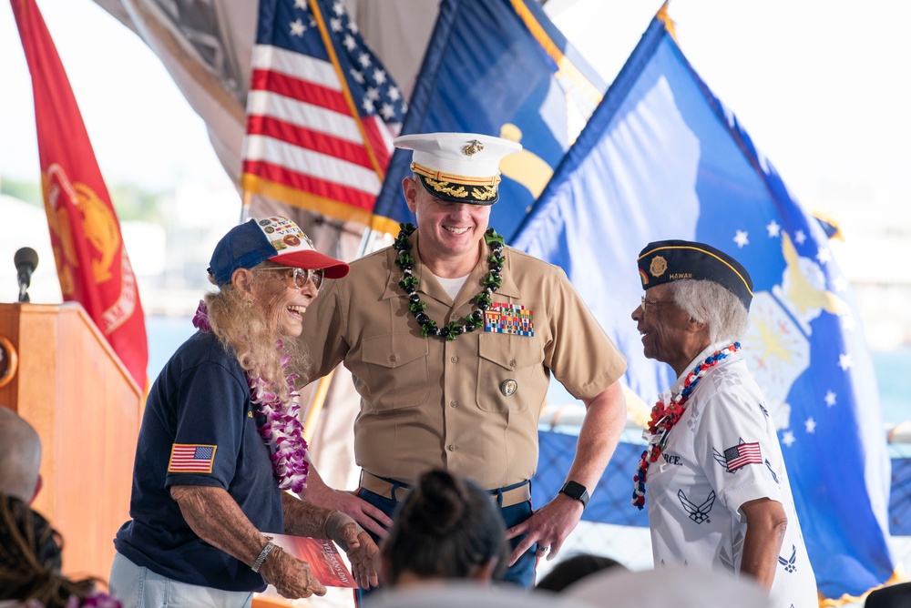 USS Missouri Veteran's Day Ceremony